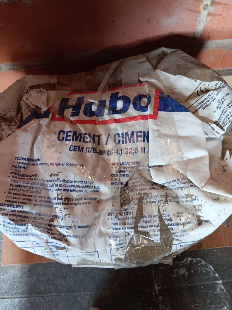 GRATIS 35 kg cement, Doe-het-zelf en Bouw, Ophalen