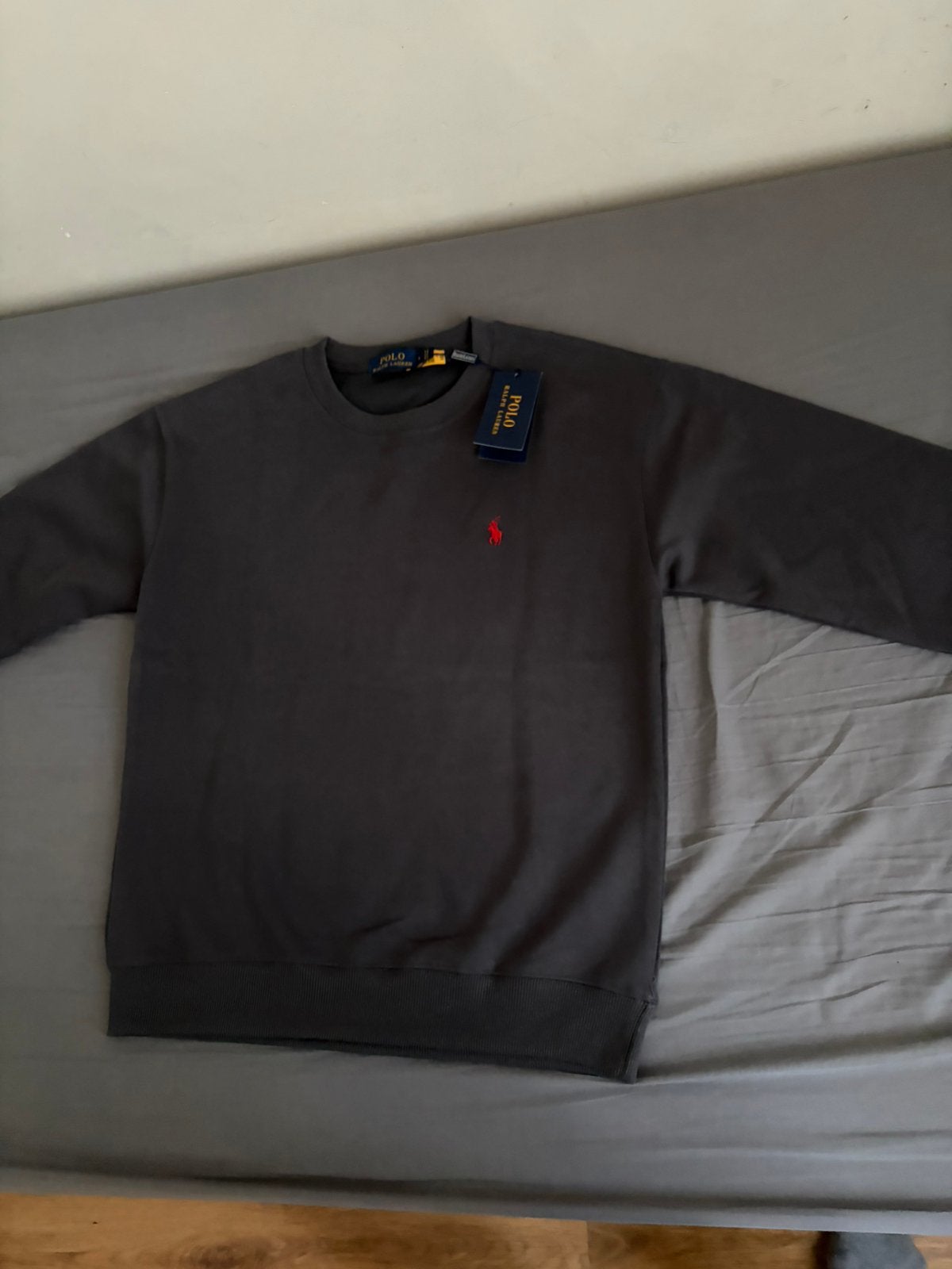 Pull Ralph Lauren, Enlèvement ou Envoi, Comme neuf, Taille 46 (S) ou plus petite, Gris