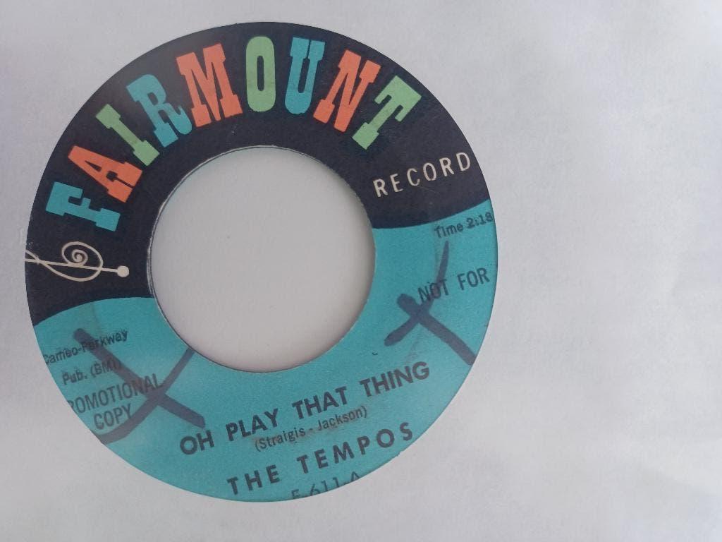 R&B 45: The Tempos – Oh Play That Thing / Monkey Doo, Gebruikt, 7 inch, Single, Ophalen of Verzenden
