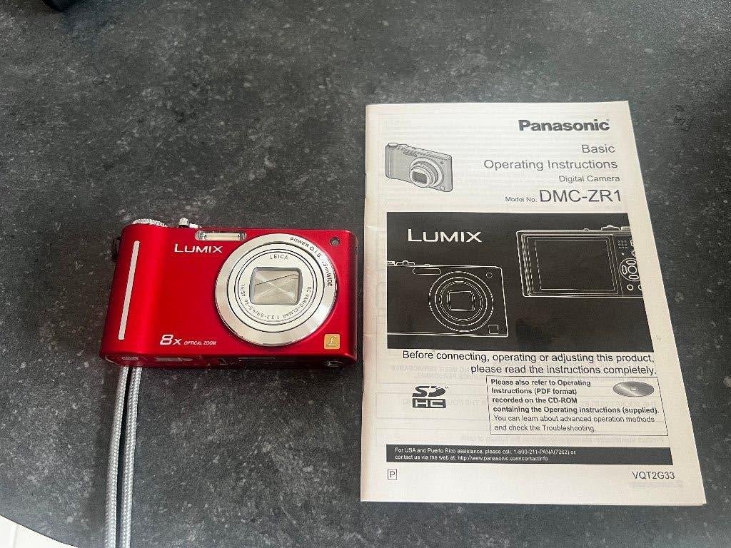 Compacte digitale camera Panasonic Lumix DMC-ZR1 – 12.1 MP, Audio, Tv en Foto, Fotocamera's Digitaal, Beeldstabilisatie, Ophalen of Verzenden