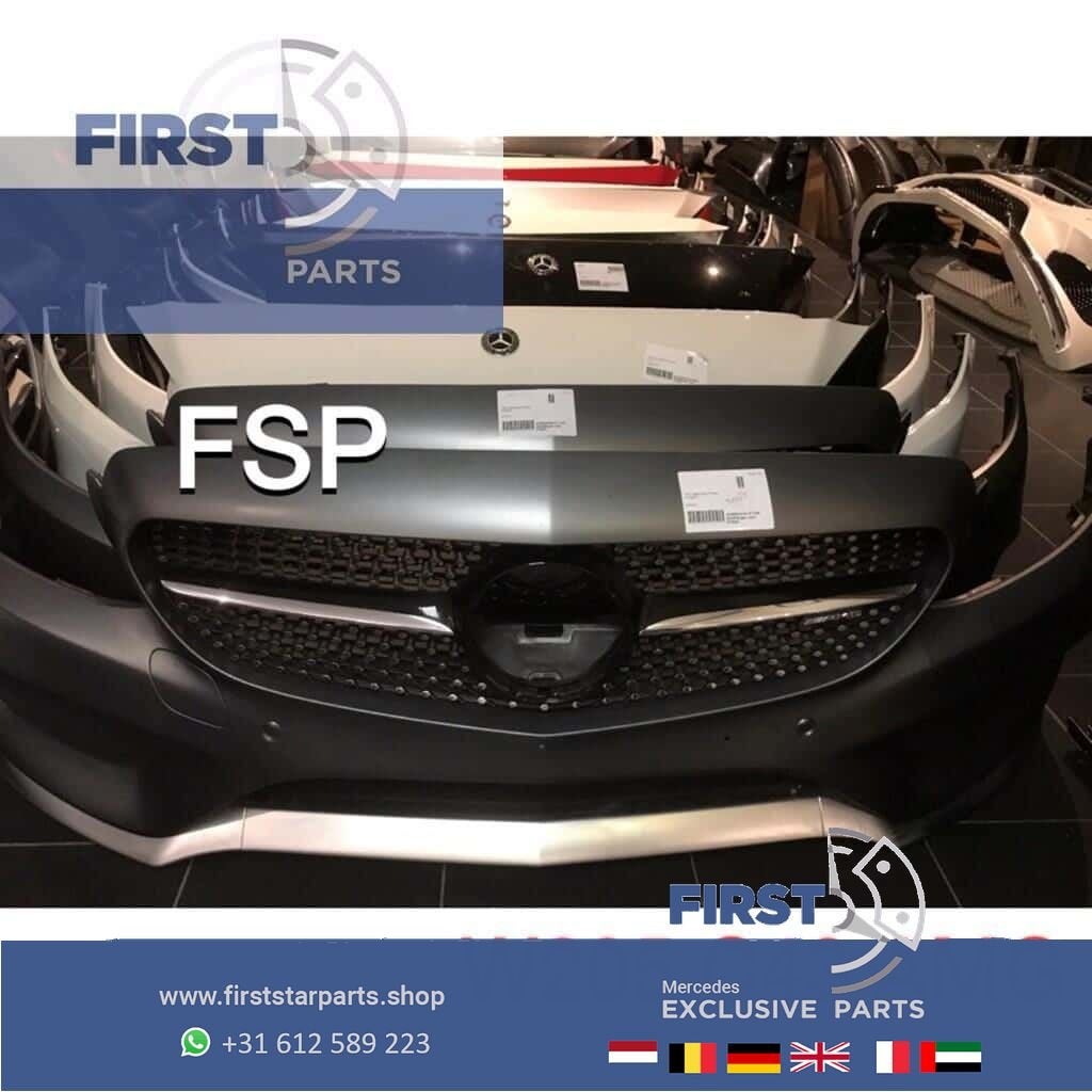 W205 C205 C43 AMG Voorbumper compleet origineel Mercedes C K, Auto-onderdelen, Gebruikt, -, Voor, Ophalen of Verzenden