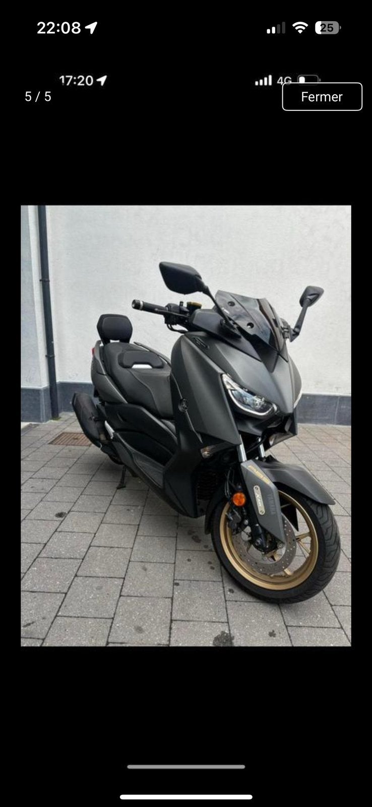 X max 2021, Fietsen en Brommers, Scooters | Yamaha, Zo goed als nieuw, Ophalen