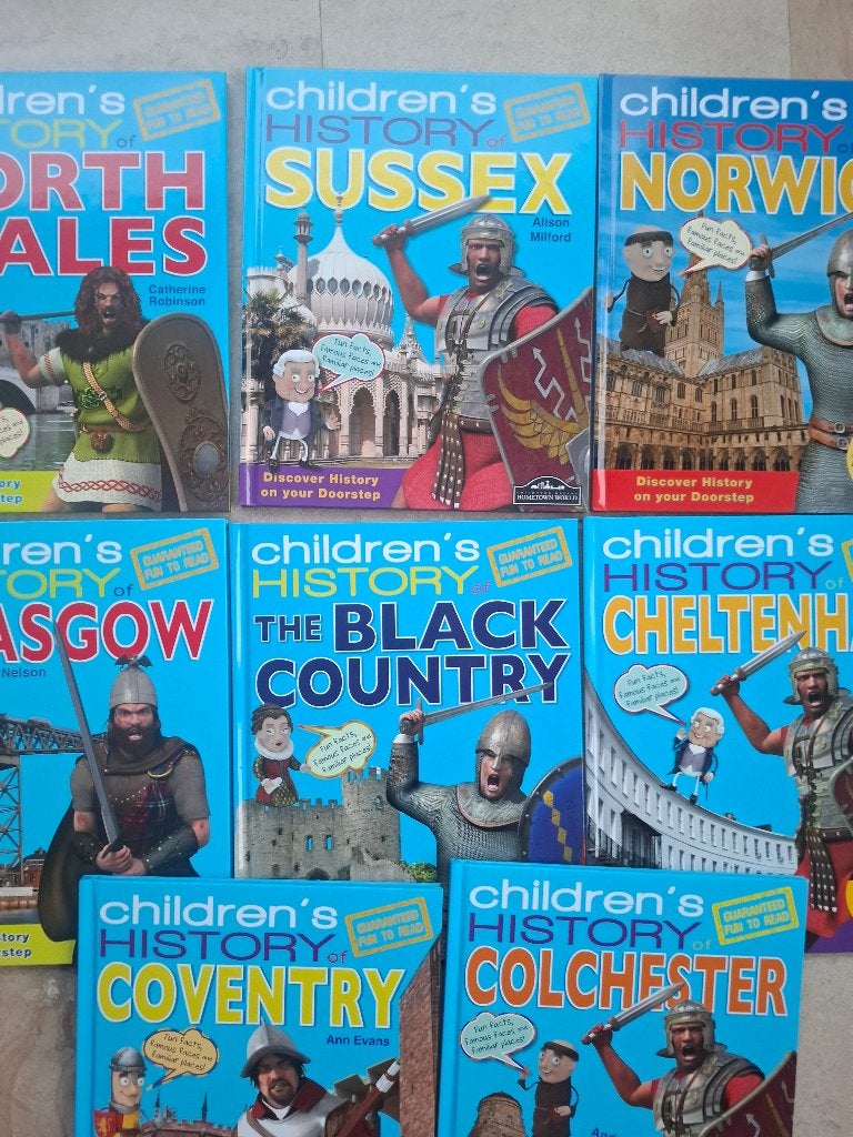 Children's english history and geography book bundle, Enlèvement ou Envoi, Comme neuf, Ann evans, Non-fiction