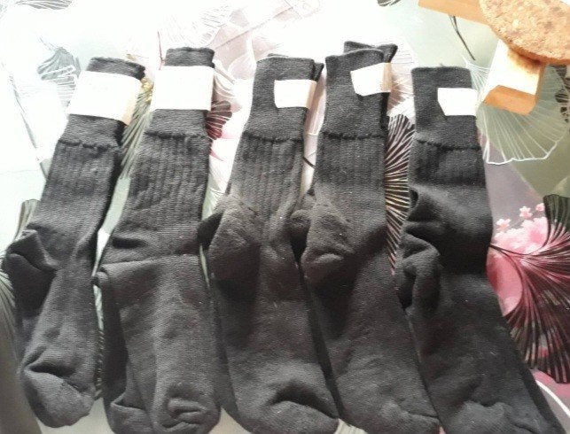 Chaussettes noires homme neuves, Neuf, Garçon, Enlèvement, Chaussettes
