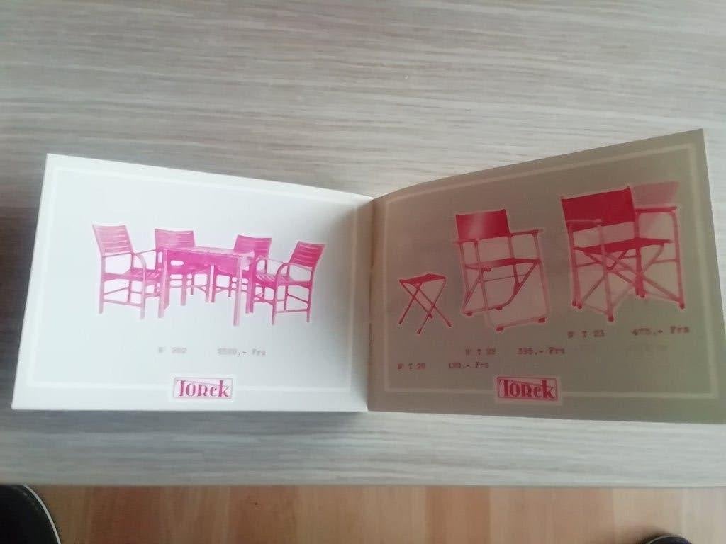Oud reclame boekje torck, Ophalen
