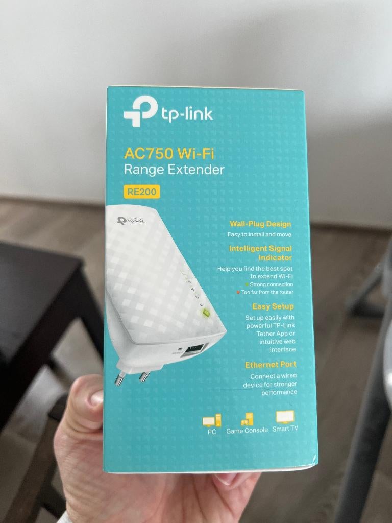 TP-Link RE200 AC750 WiFi versterker, Computers en Software, Ophalen, Gebruikt, TP-Link