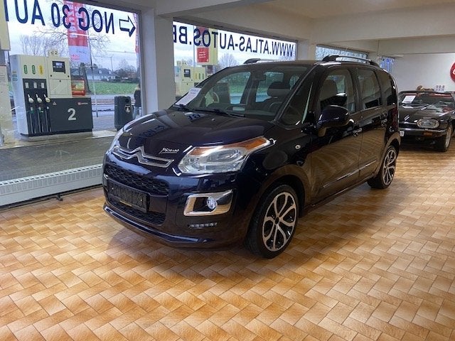 Citroen C3 Picasso EXCLUSIVE AIRO PDC CRUISE ALU Trekhaak!, Auto's, Euro 6, Blauw, Bedrijf, 81 kW