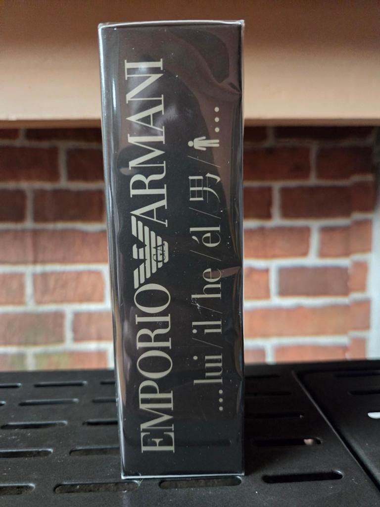 Parfum Homme – Emporio Armani He / Lui – Neuf sous blister, Enlèvement