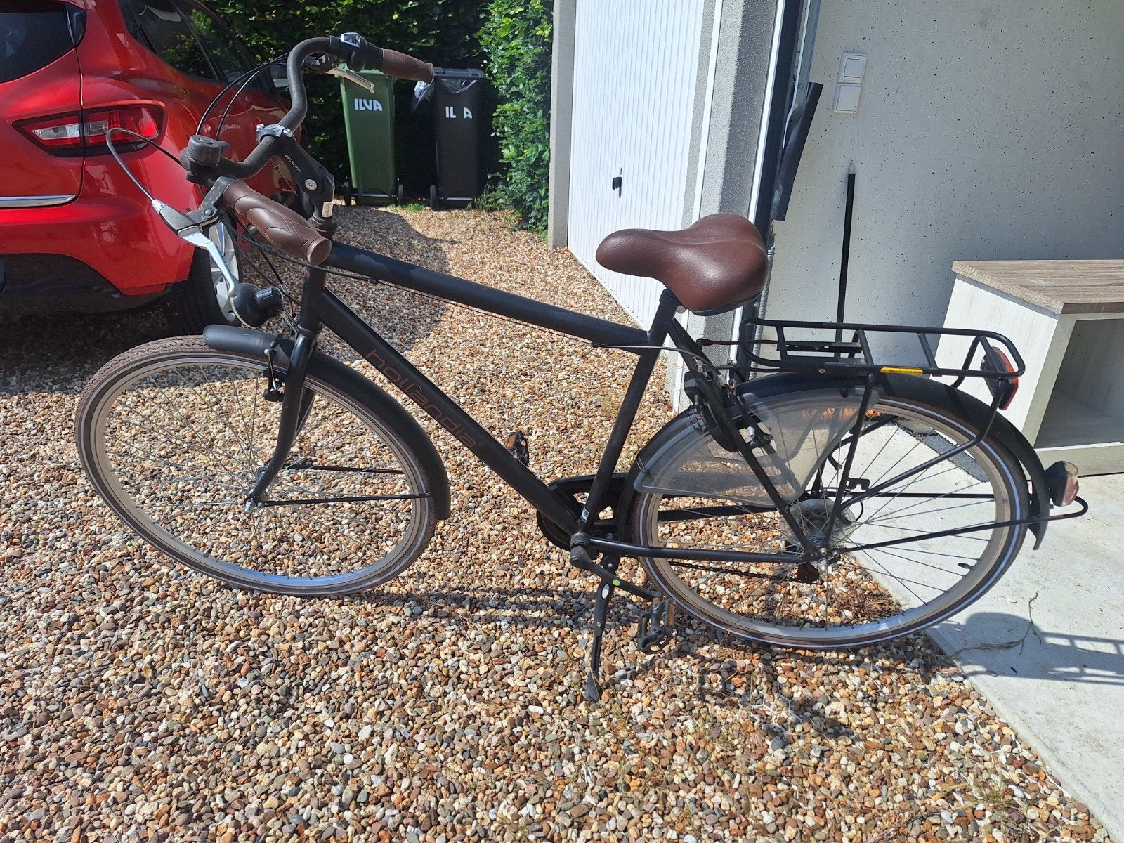 Herenfiets Hollandia zwart, Vélos & Vélomoteurs, Enlèvement, Utilisé, Autres marques