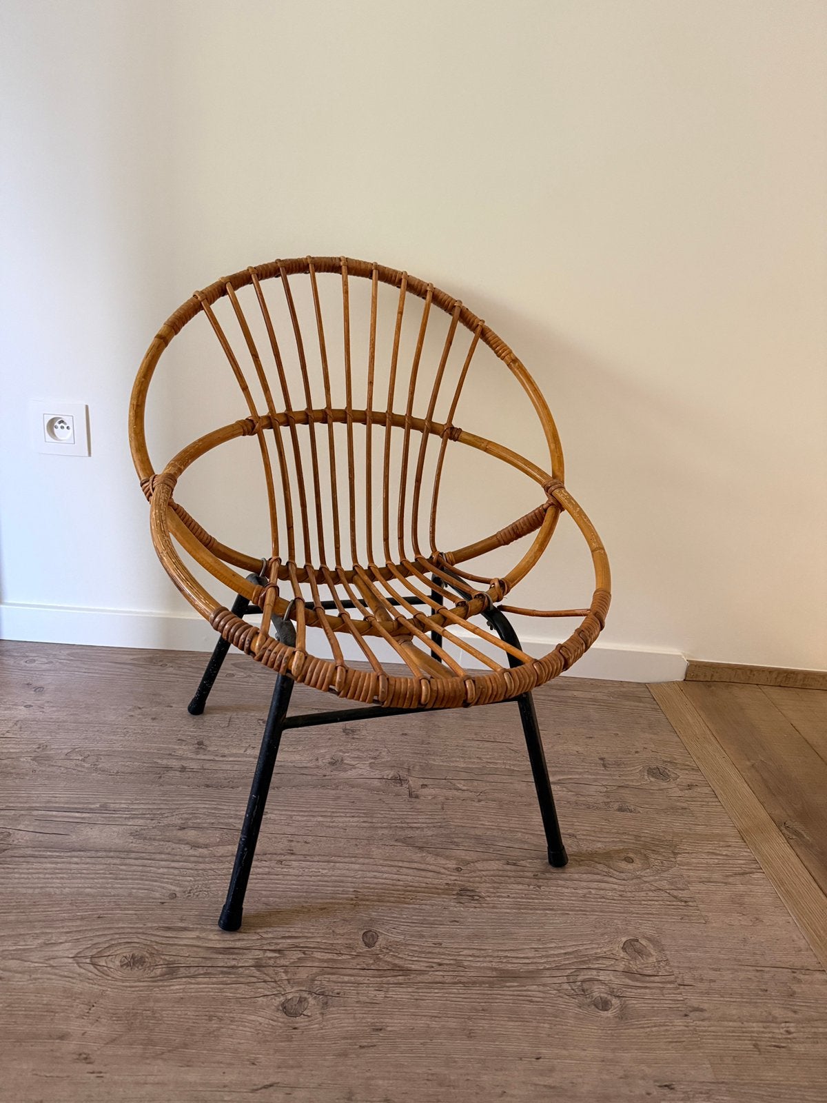 Kinderfauteuil rotan / rotan kinderstoel, Ophalen, Gebruikt, Riet of Rotan, Eén