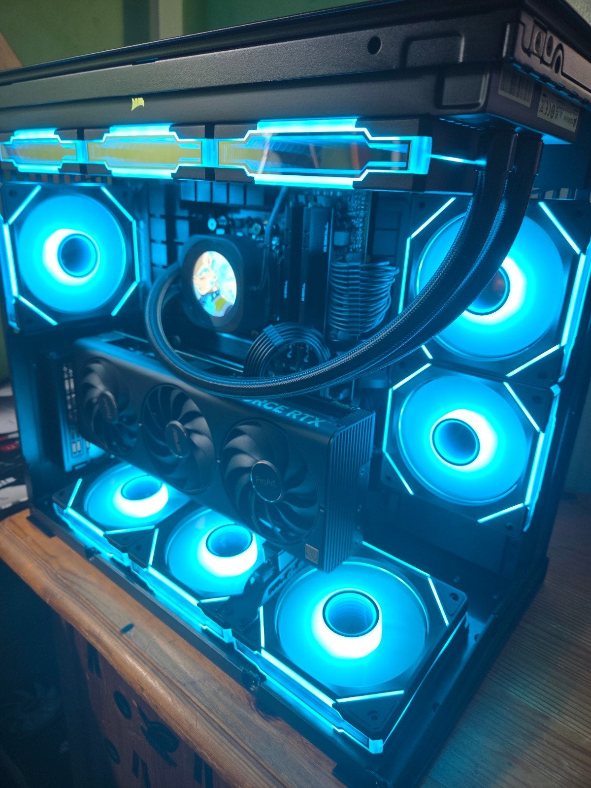 Gaming PC RTX 4080 Super, Ryzen 7 9800X3D, Ophalen, 32 GB, Nieuw, Gaming