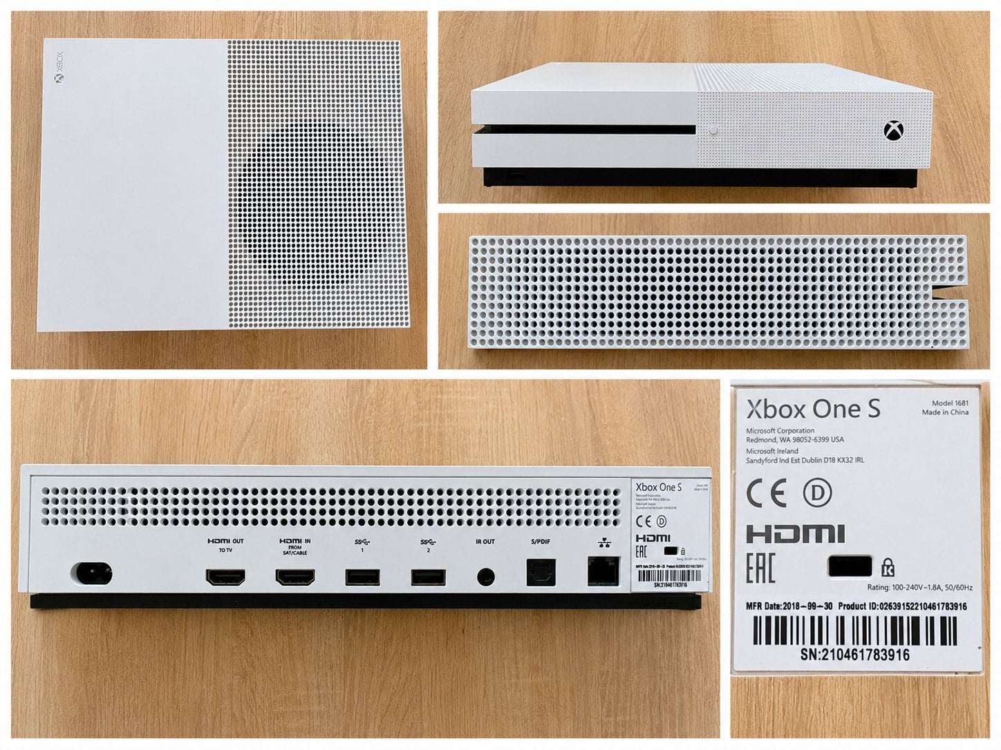 Xbox One S 1 TO + Manette Xbox Elite Series 2 + Accessoires, Enlèvement, Comme neuf, Xbox One, Sans fil