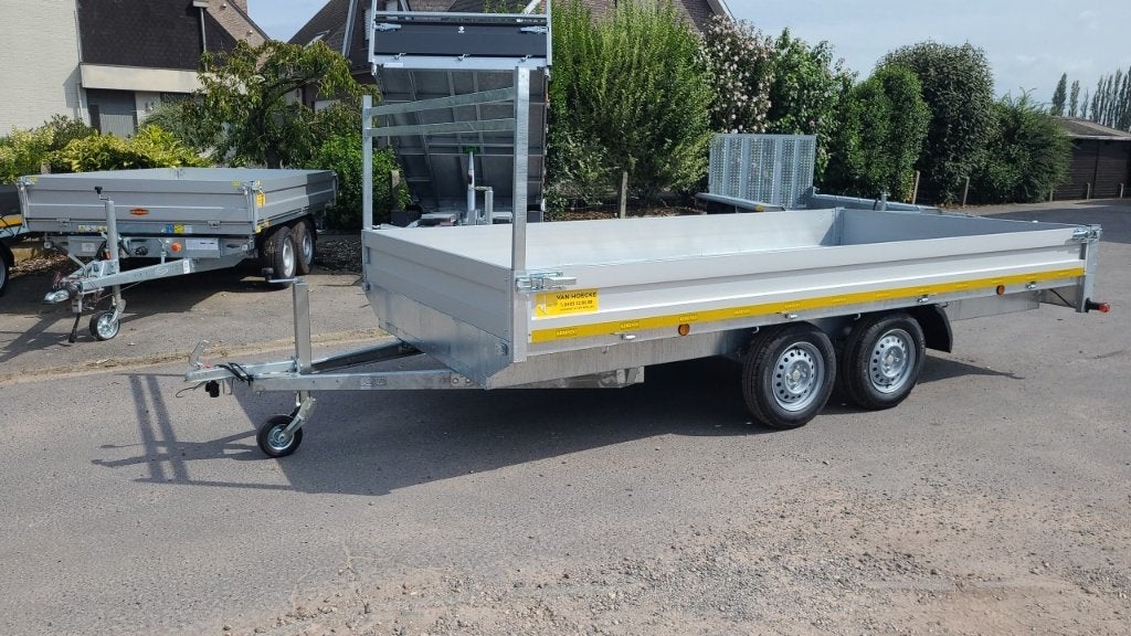 Ongeremde aanhangwagen 400cm x 205cm dubbelas 750kg, Ophalen, Kerenzo, Info@van-hoecke.eu