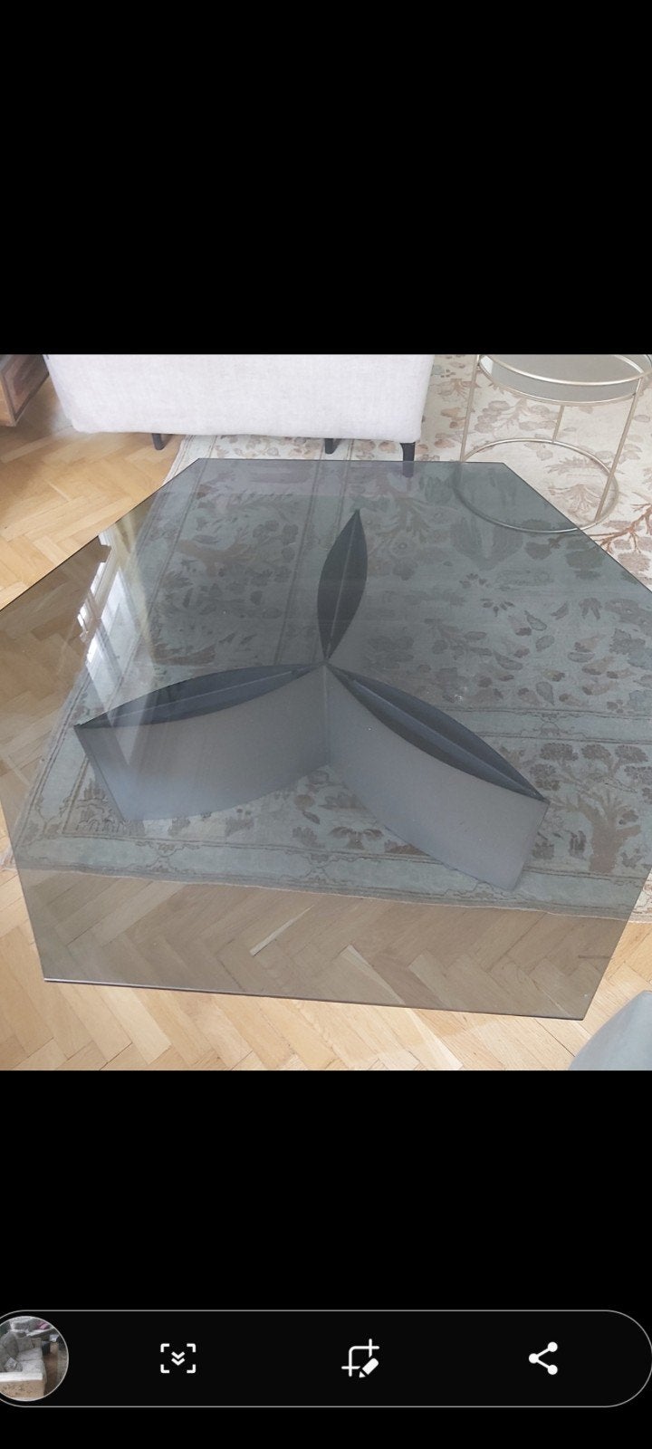 Table Basse Rosace Par Kim Moltzer Et Jean Paul Barray, Enlèvement