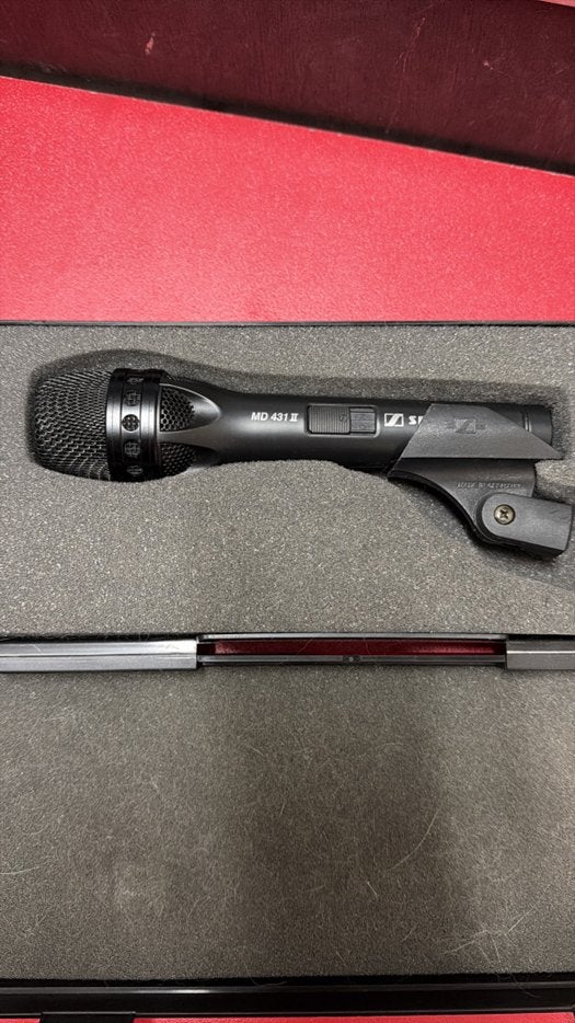 .Sennheiser MD 431 micrfoon  (6 stuks beschikbaar), Muziek en Instrumenten, Ophalen of Verzenden, Gebruikt, Zangmicrofoon