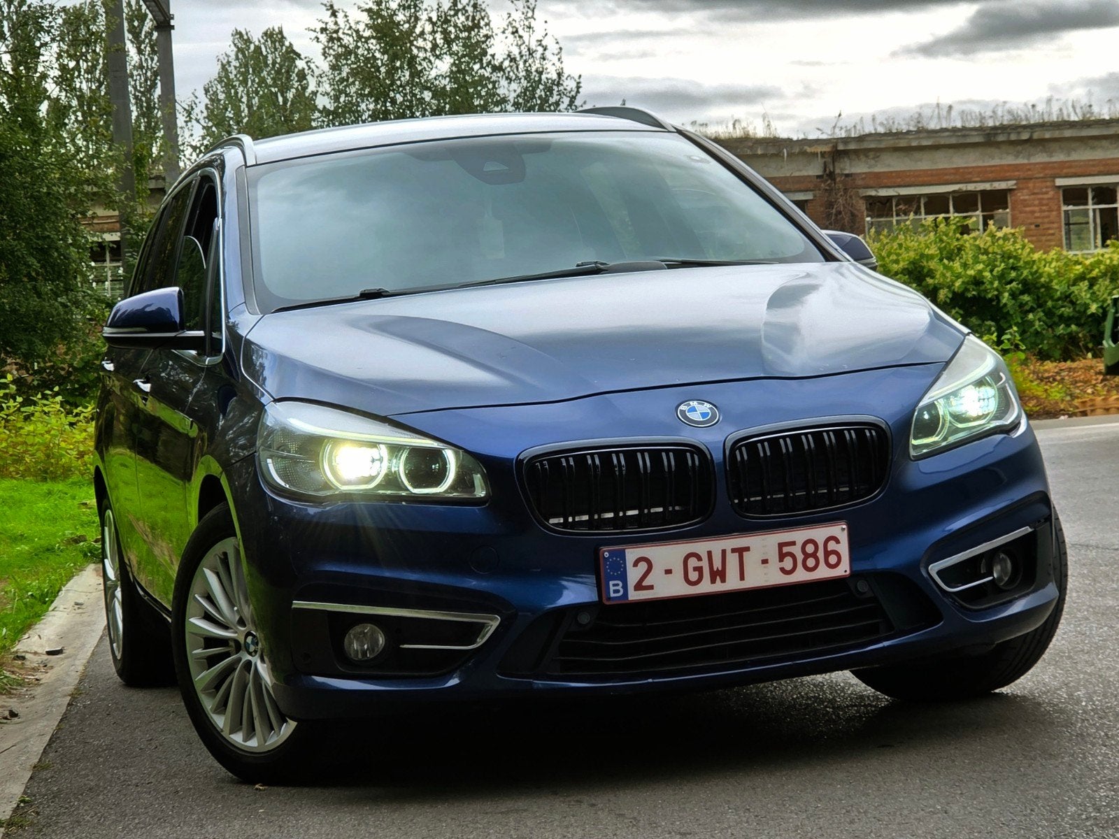 BMW Gran Tourer 218D 2.0 150 CH., Auto's, 4 cilinders, Blauw, Leder, Particulier