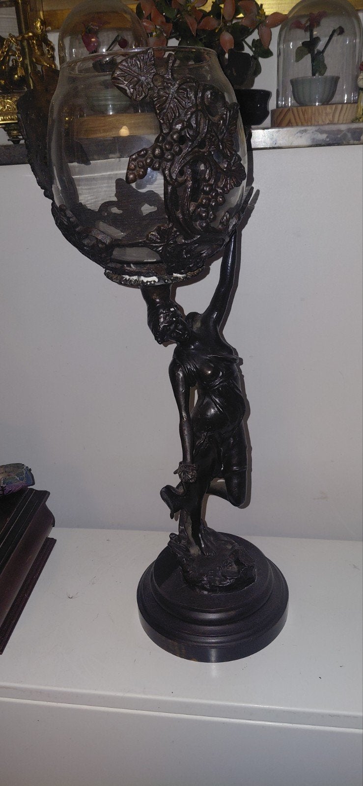 grande statue en bronze, Antiquités & Art, Enlèvement