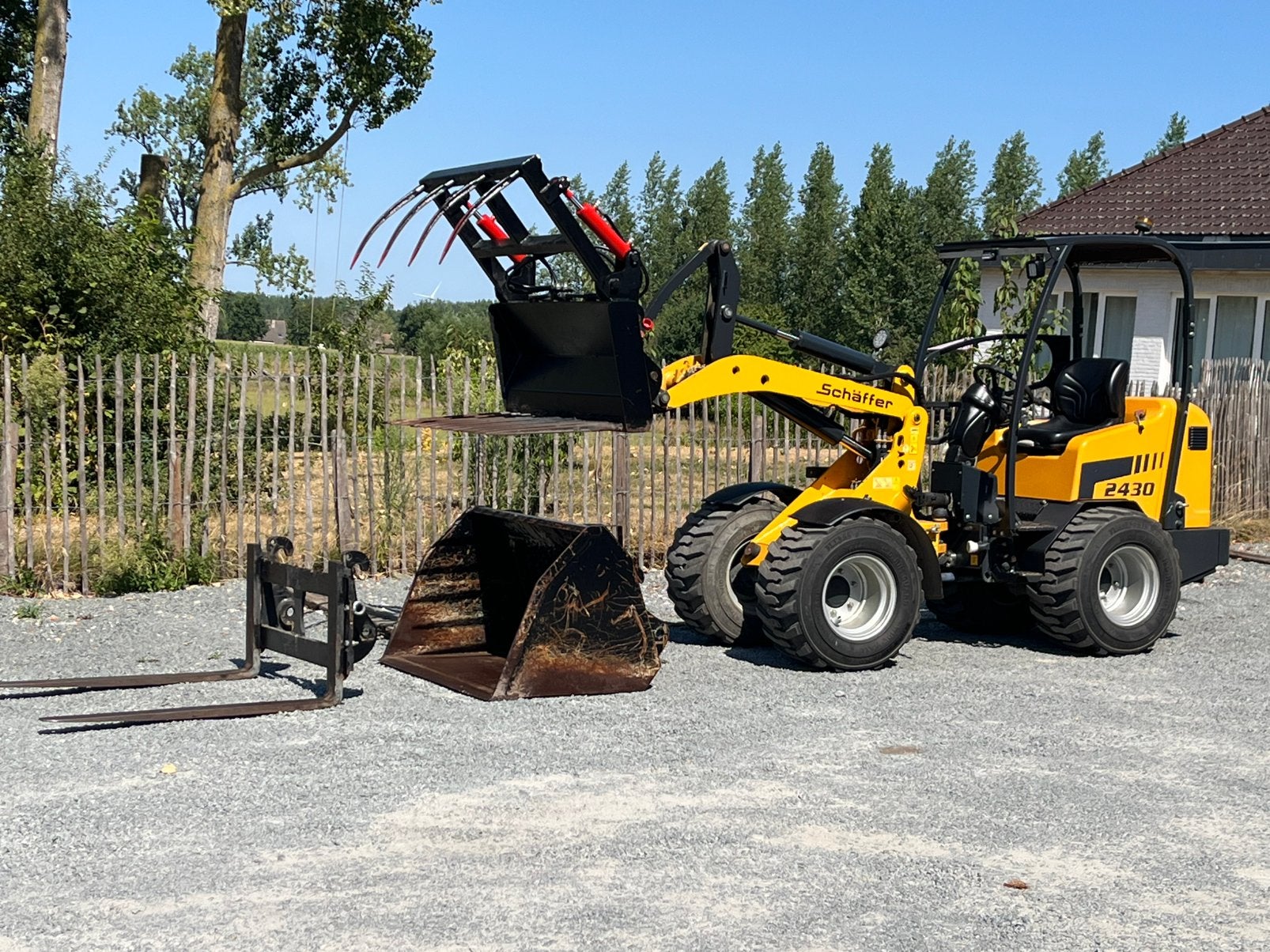 Schaffer kniklader, Zakelijke goederen, Ophalen, Wiellader of Shovel