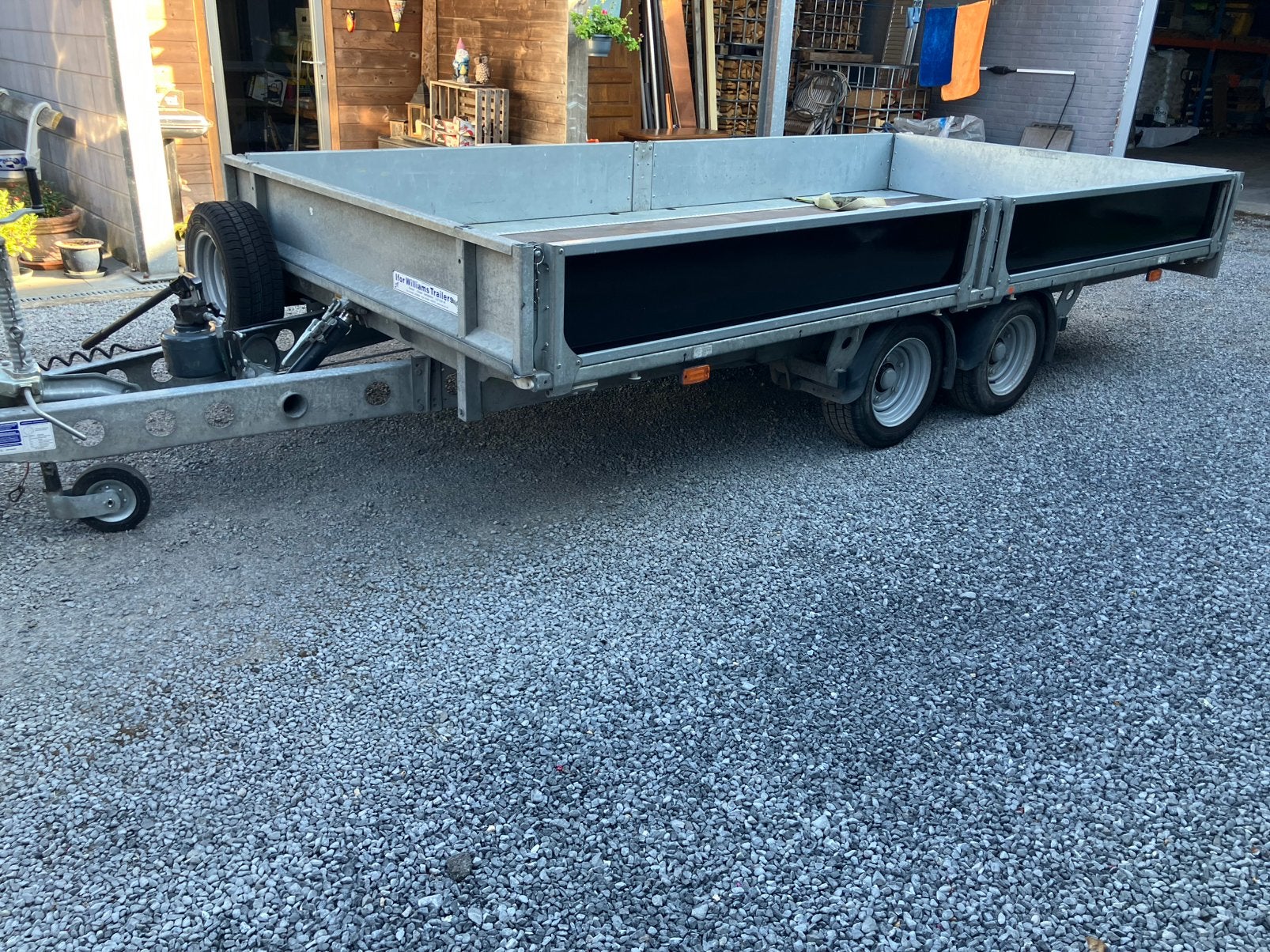 Ifor Williams tiltbed 3,5T, Enlèvement, Comme neuf
