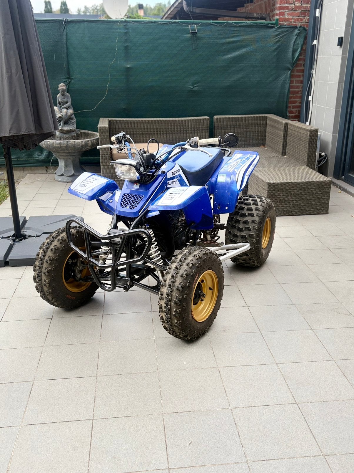 yamaha blaster, Motoren, Ophalen
