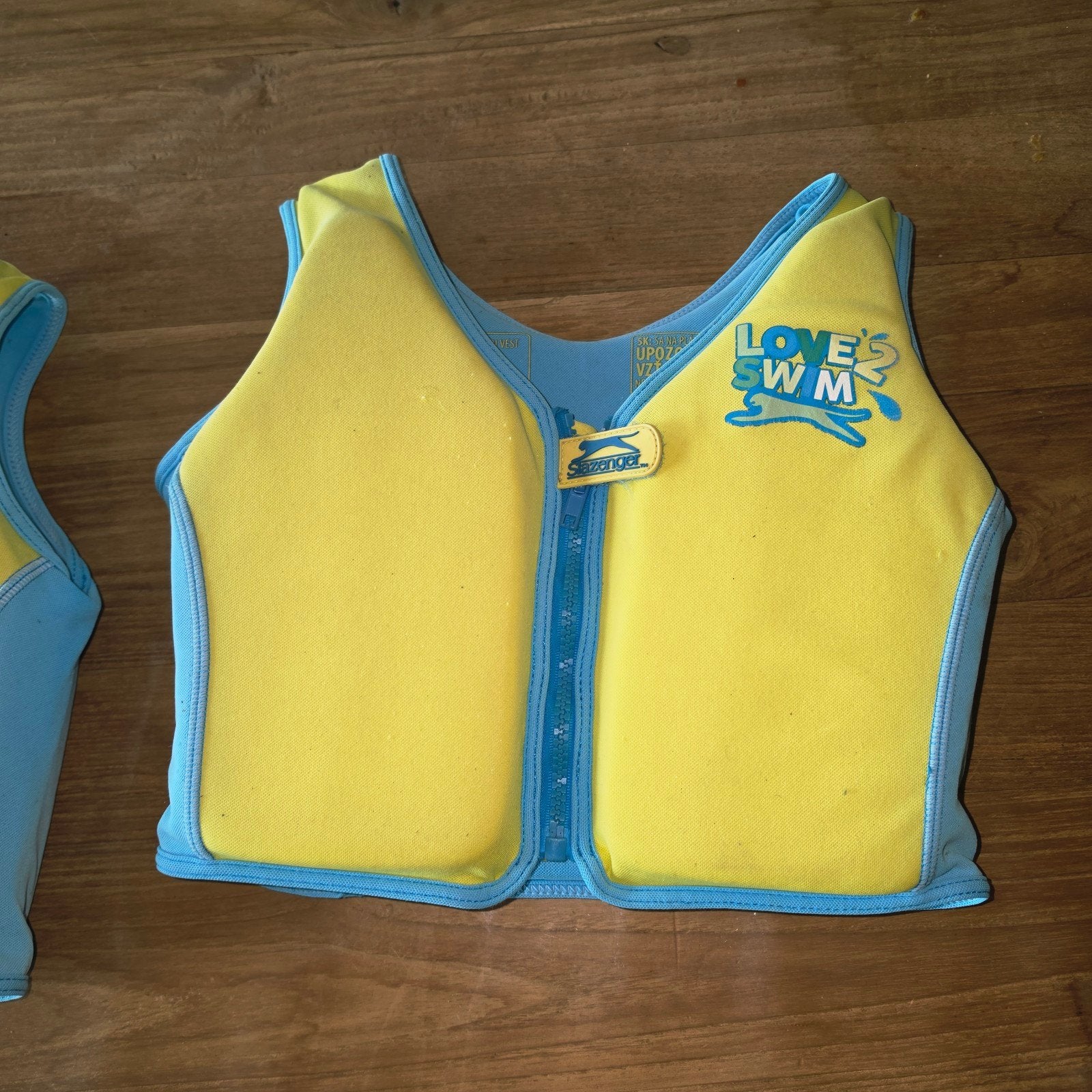 2 Gillets de nage pour enfant SLAZENGER, Enlèvement, Love 2 swin, Garçon ou Fille, Accessoire de natation
