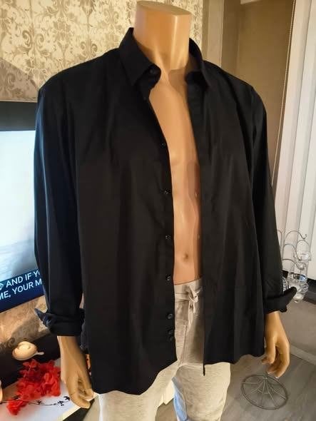 Hemd James and Nicholson zwart, Vêtements | Hommes, Enlèvement ou Envoi, Neuf, Noir