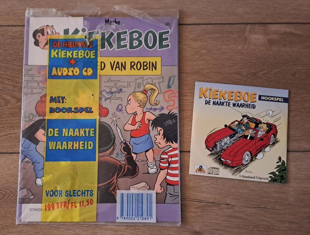 88 - Kiekeboe - De Hoed Van Robin (incl Hoorspel CD) NIEUW, Eén stripboek, Merho, Nieuw, Ophalen of Verzenden