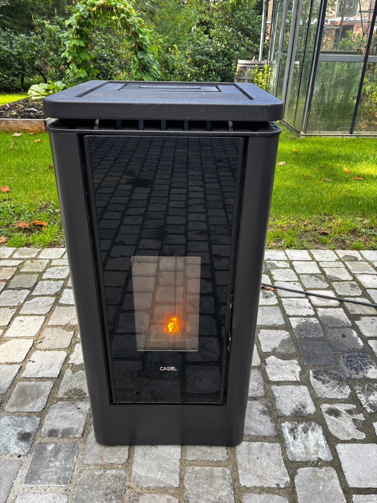 Pelletkachel Cadel Icon Plus 9, Ophalen, Gebruikt, Pelletkachel, Vrijstaand