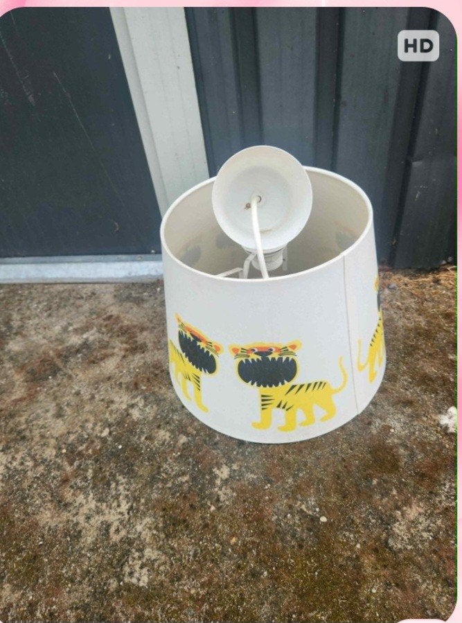 kinder hang lamp, Ophalen