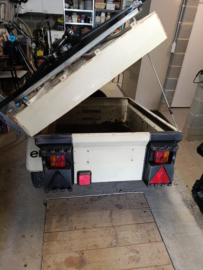 Remorque à baguage + 4 portes vélos, Autos : Divers, Remorques, Utilisé, Enlèvement