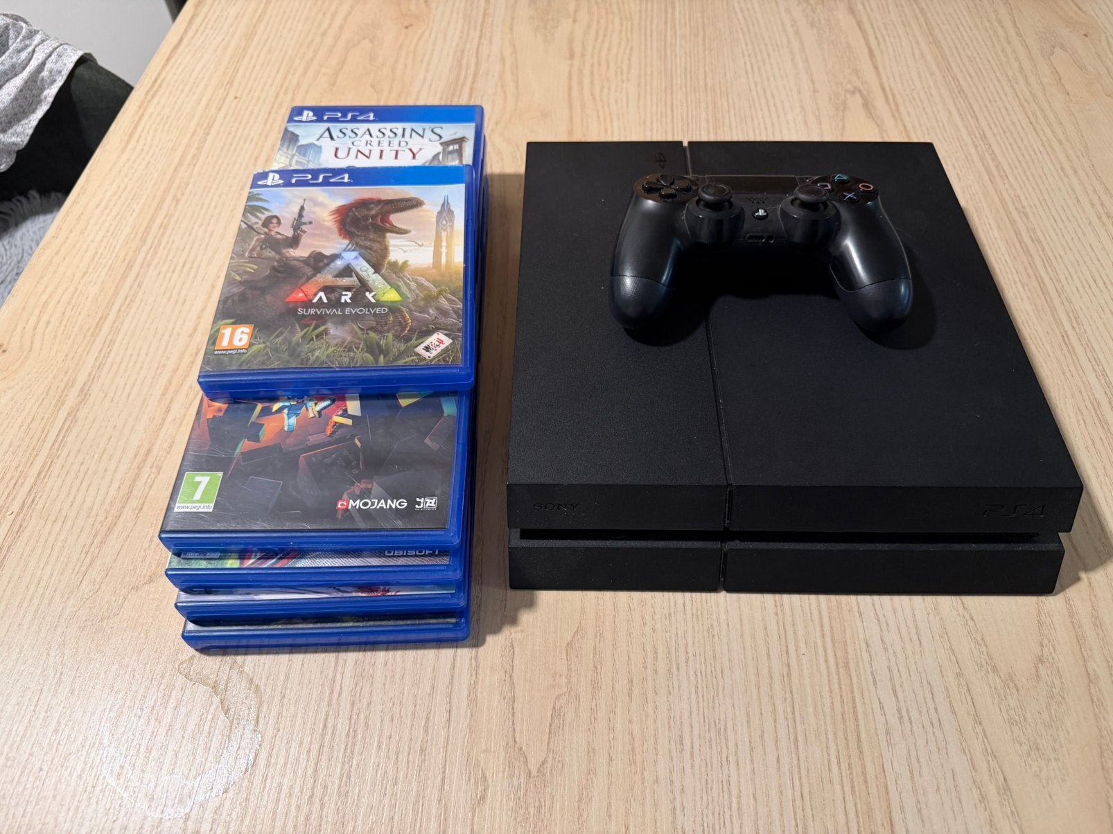 PlayStation 4 + controller + 9 games – goede staat, Games en Spelcomputers, Spelcomputers | Sony PlayStation 4, Ophalen of Verzenden