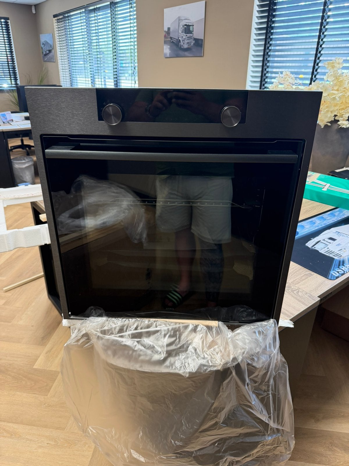 ATAG OX66121C | inbouw oven | Black Steel nieuw, Electroménager, Fours, Neuf, Encastré, Atag, 55 à 60 cm, 45 à 60 cm, Enlèvement