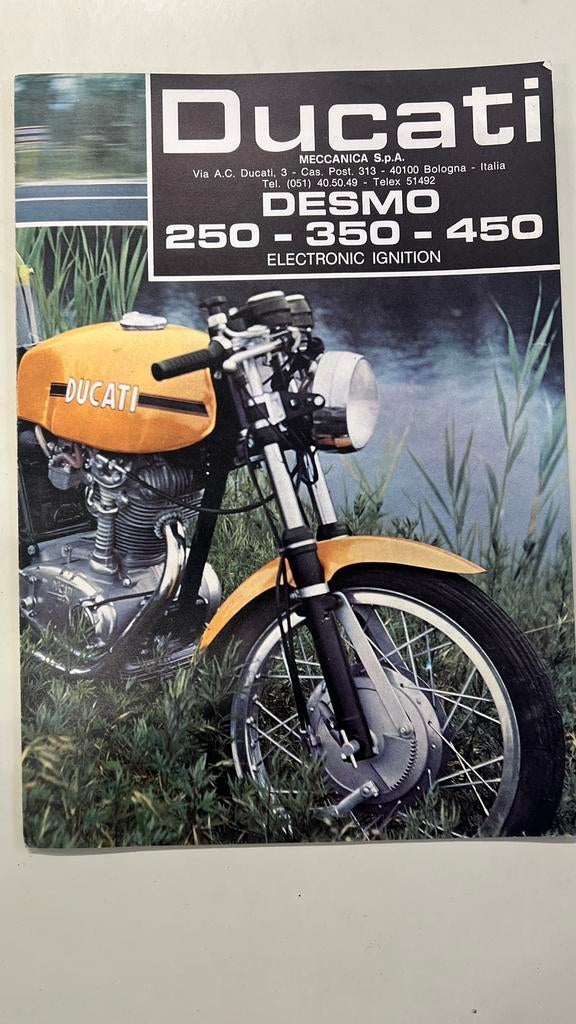 Ducati Desmo 250-350-450, Fietsen en Brommers, Ophalen, Zo goed als nieuw