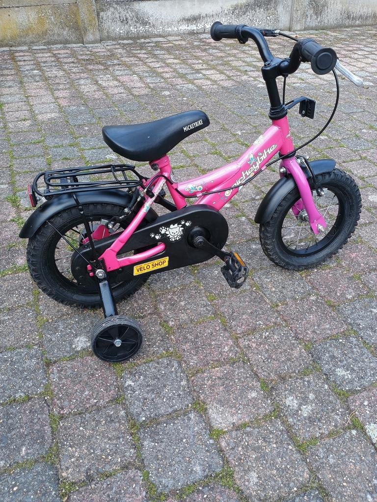 12 inch fietsje, Fietsen en Brommers, Ophalen, Zijwieltjes, Velgrem, Minder dan 16 inch