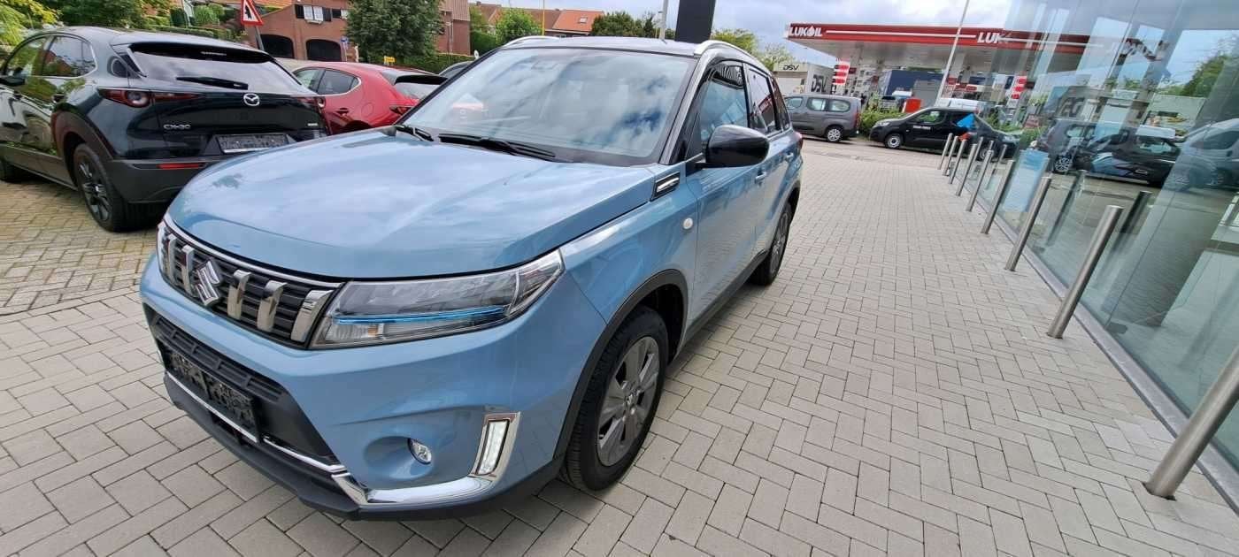 Suzuki Vitara 1.5 DualJet Hybrid GL+ AT (automaat), Auto's, Automaat, Gebruikt, Blauw, Bedrijf