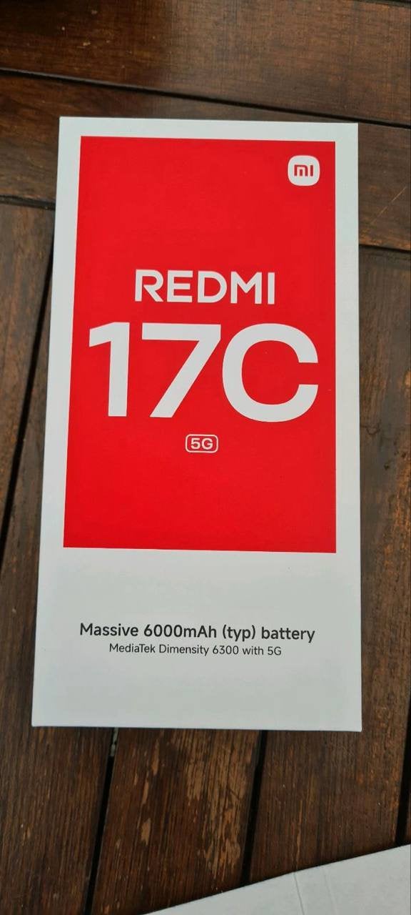 Xiaomi Redmi 17C 5G 128GB Zwart – Nieuw, Enlèvement, Comme neuf