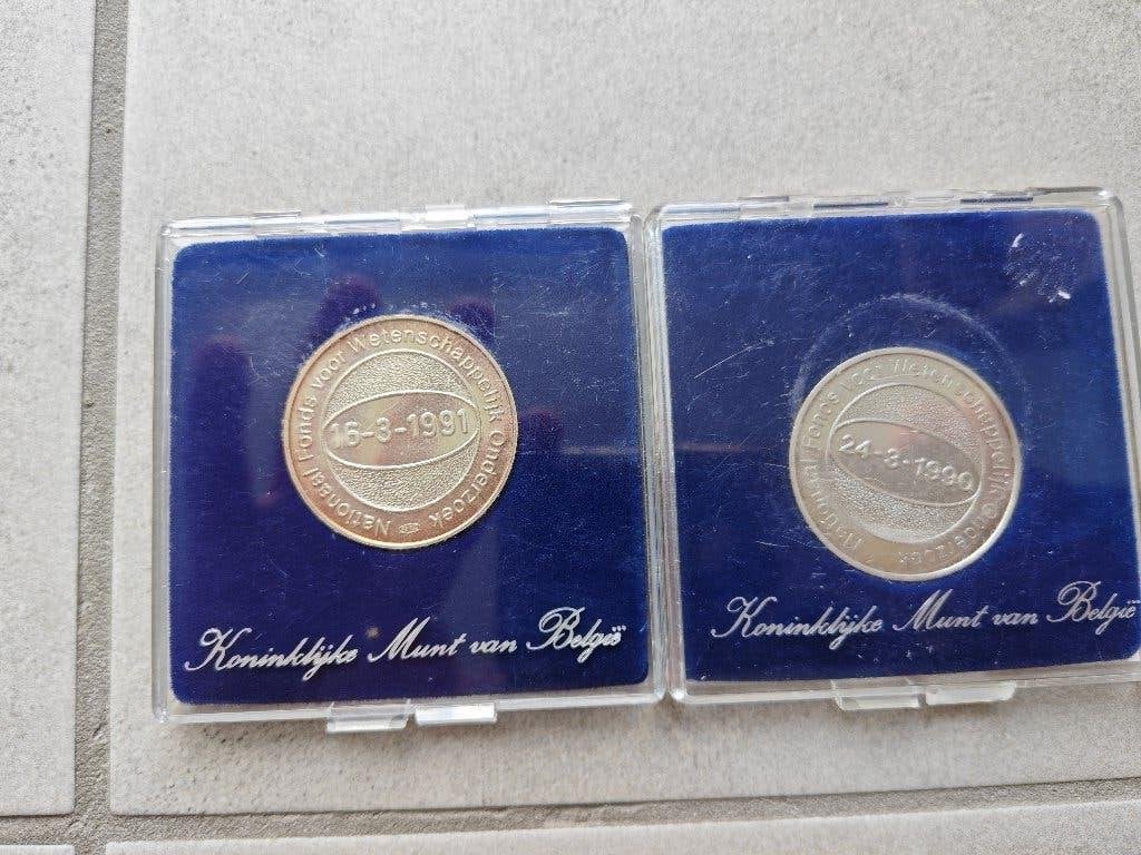 Zilver munten, Postzegels en Munten, Ophalen of Verzenden, Zilver, Zilver