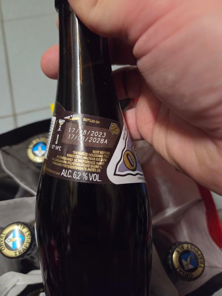 Trappistenbier van Orval, Ophalen, Flesje(s)