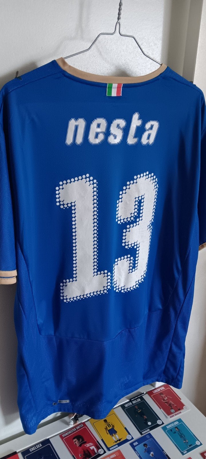 Italia Nesta voetbalshirt Puma 2007/08, Verzamelen, Ophalen of Verzenden, Gebruikt, Shirt