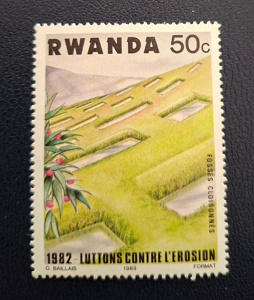 Timbre Rwanda OBP 1161**, Enlèvement ou Envoi, Autres pays, Non oblitéré