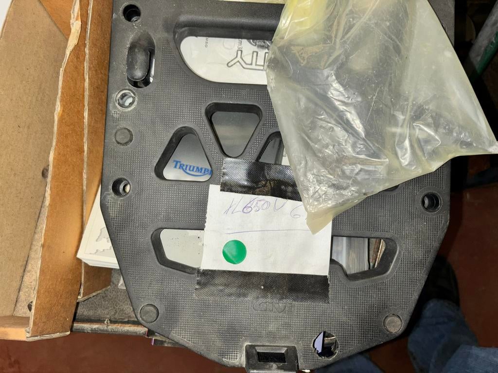 Steunplaat GIVI voor topcase, Honda XLV650, Motoren, Ophalen of Verzenden, Gebruikt