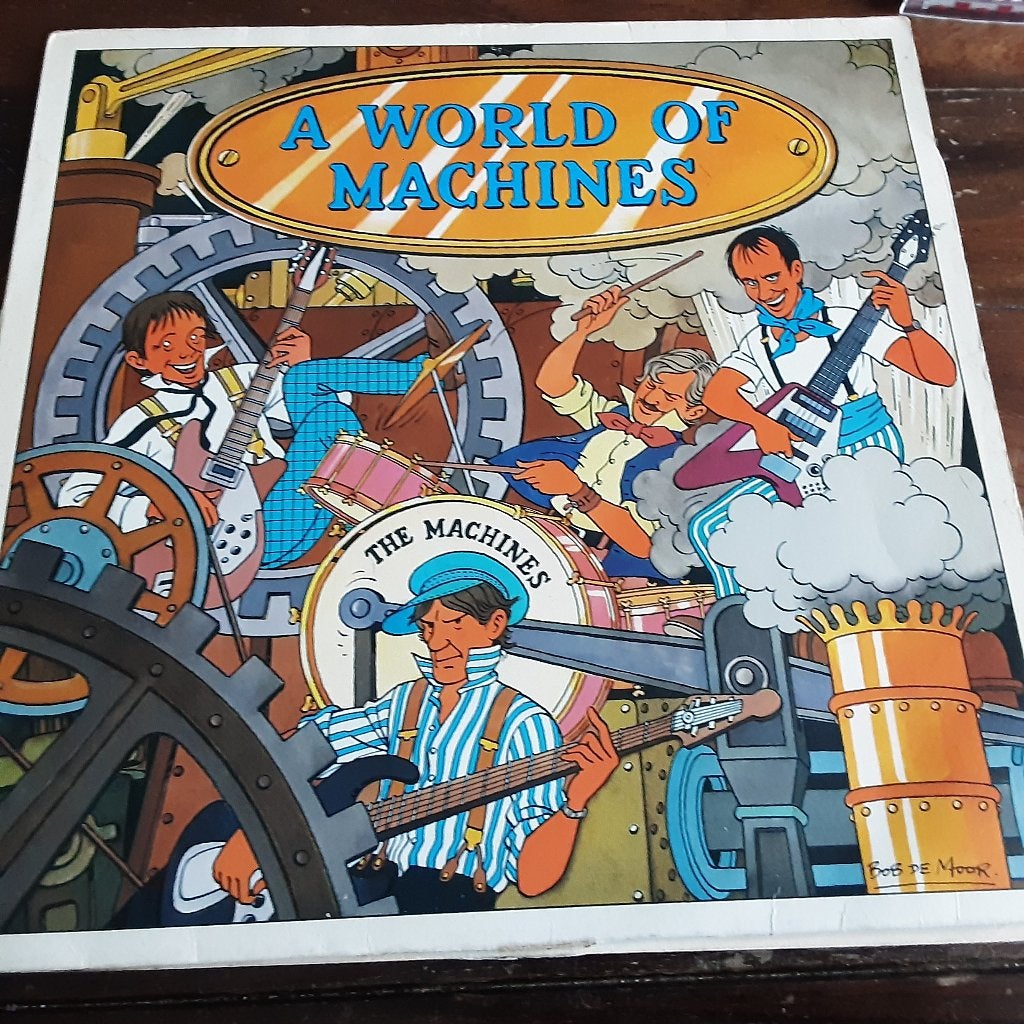The Machines – A World Of Machines, Pressage original, Envoi, Utilisé, 12 pouces