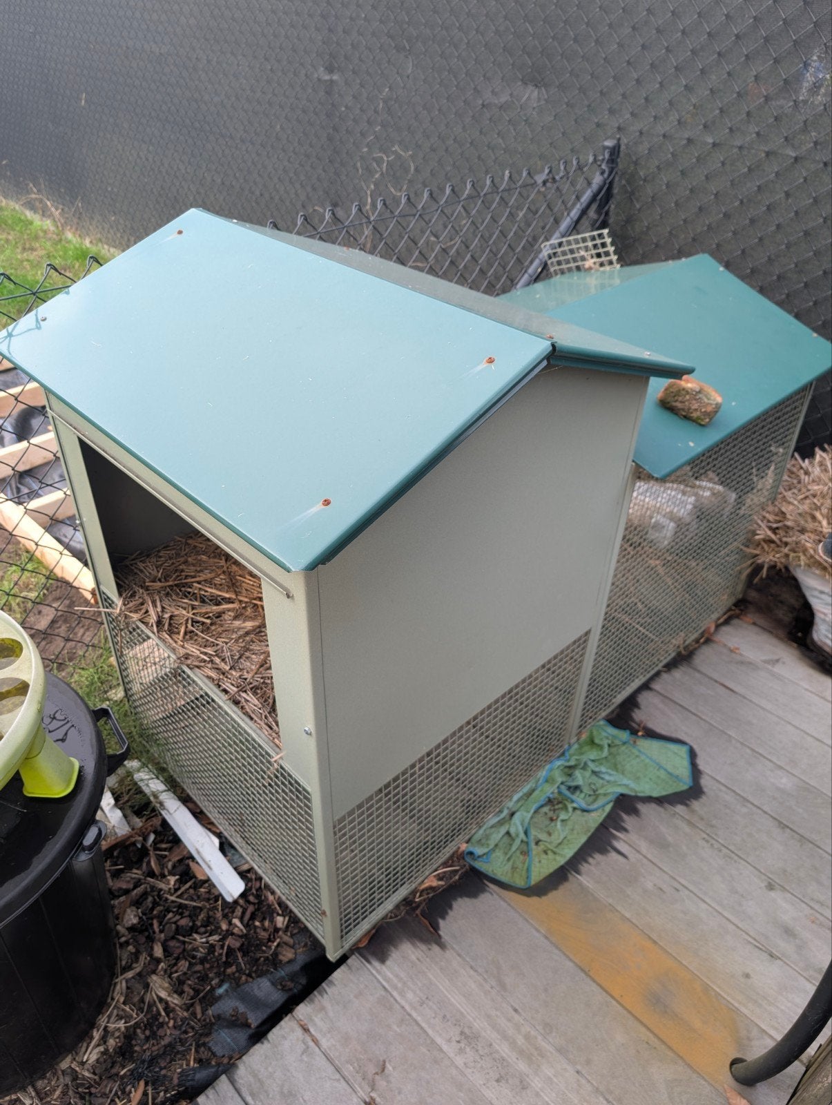 Konijnen/kippenhok te koop, Enlèvement, Utilisé, Niche, Hamster