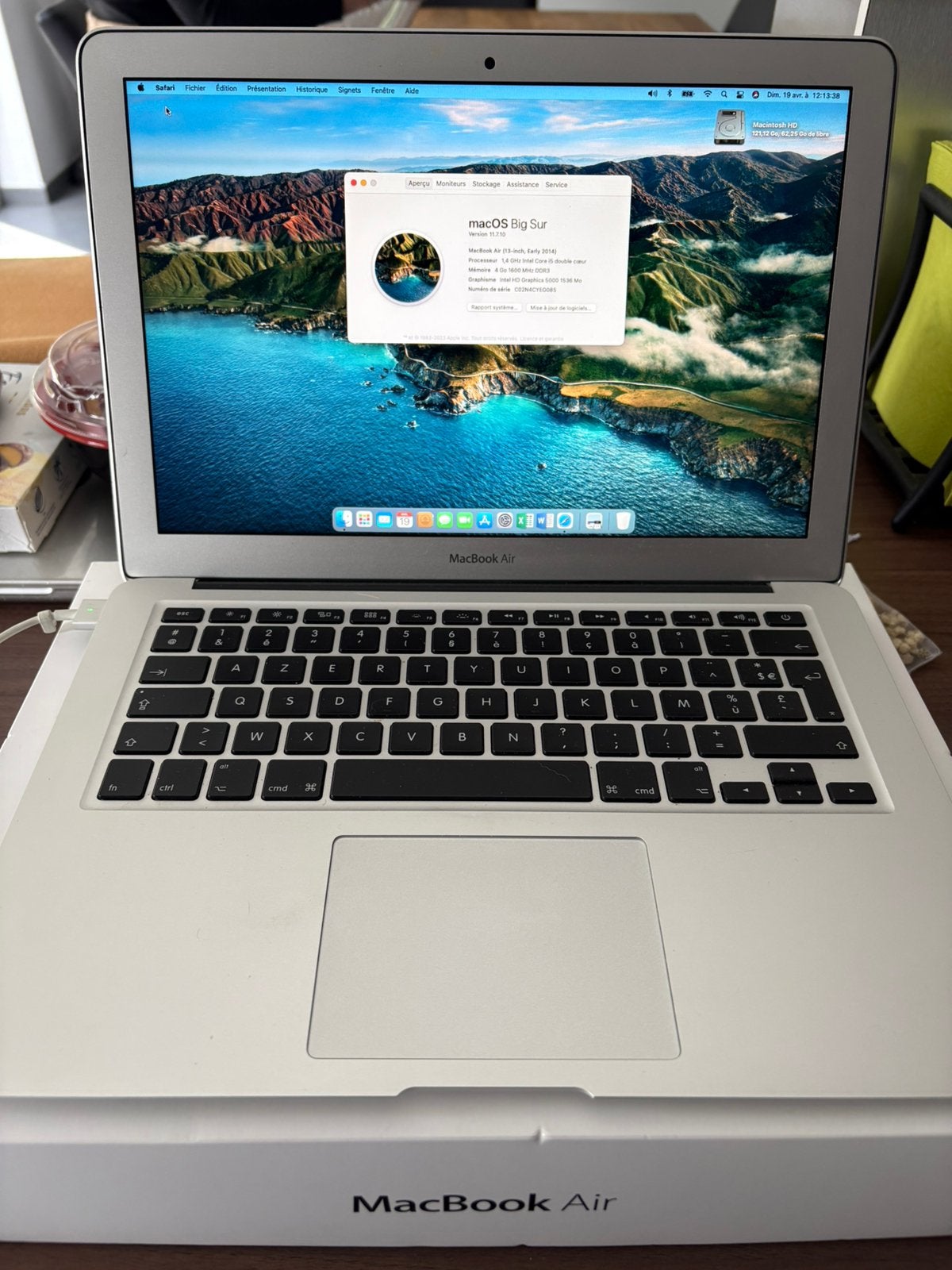 MacBook Air 13 inch - 128Gb early 2014, Ophalen, 13 inch, Minder dan 2 Ghz, Zo goed als nieuw