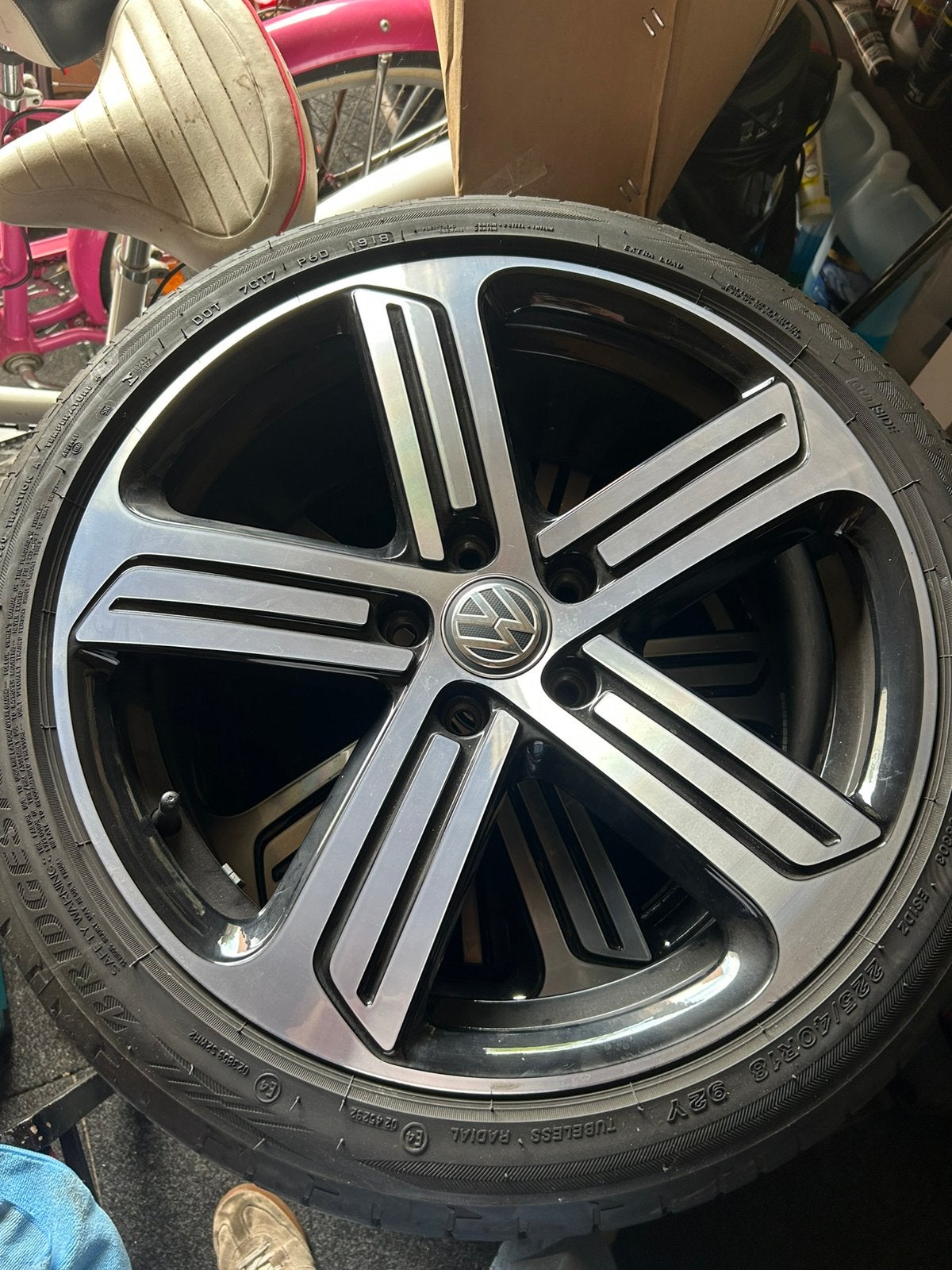Nieuwe orginele cadiz velgen golf 7.5r 18inch, Ophalen, 18 inch, Band(en)