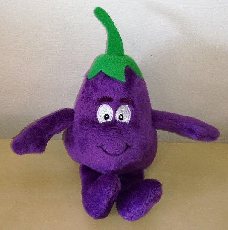 Peluche VITAMINI mini Aubergine, Envoi, Neuf