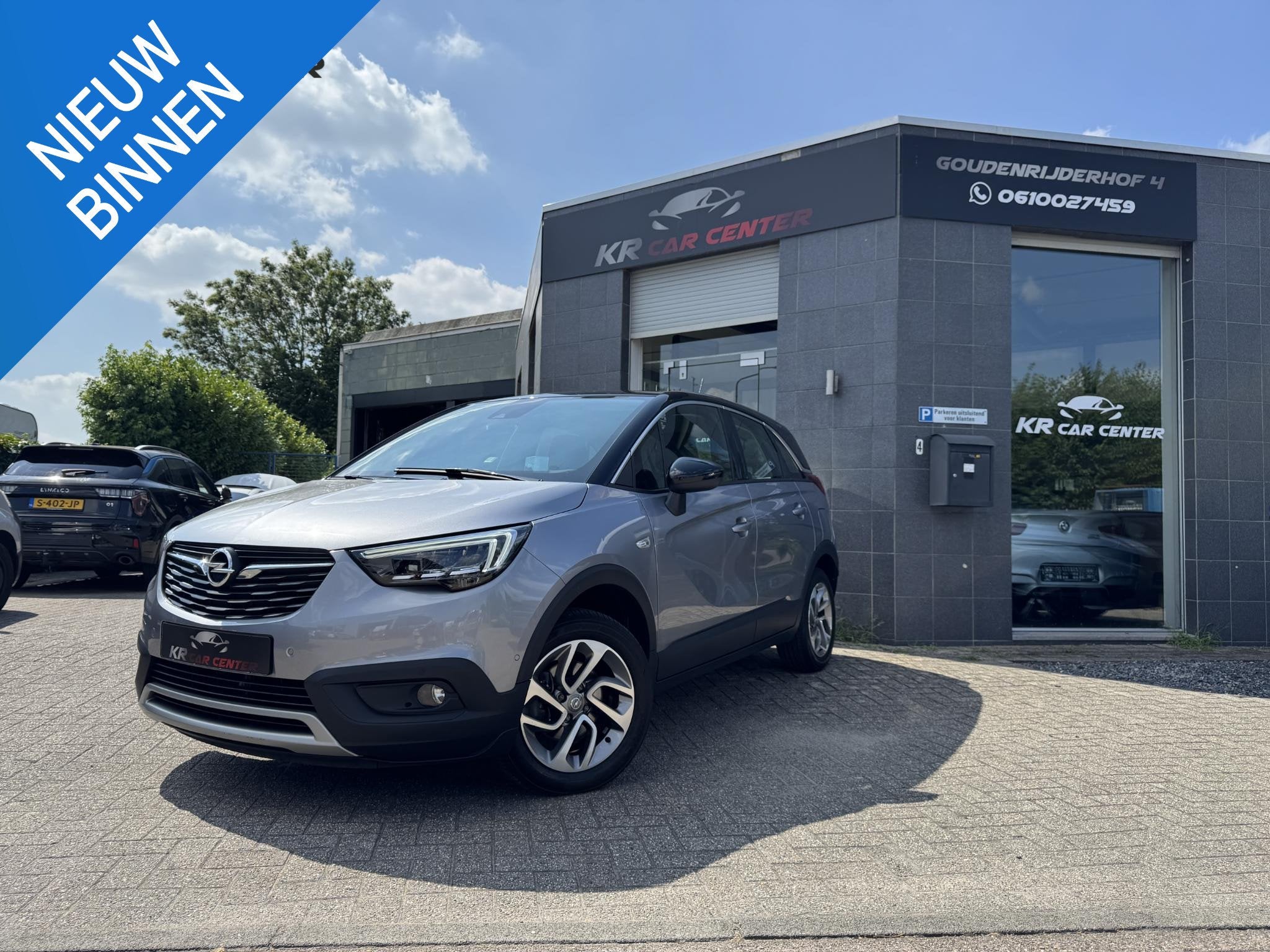 Opel Crossland X 1.2 Turbo LED-HUD-CARPLAY-CLIMA-STOELVRM, Auto's, Opel, Bedrijf, Te koop, Crossland X, ABS, Airbags, Airconditioning
