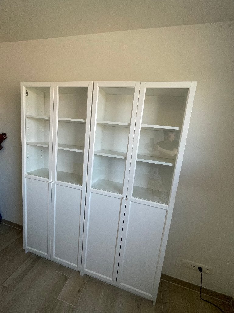 Ikea Billy paneeldeurkasten, Maison & Meubles, 25 à 50 cm, 150 à 200 cm, Comme neuf, Enlèvement