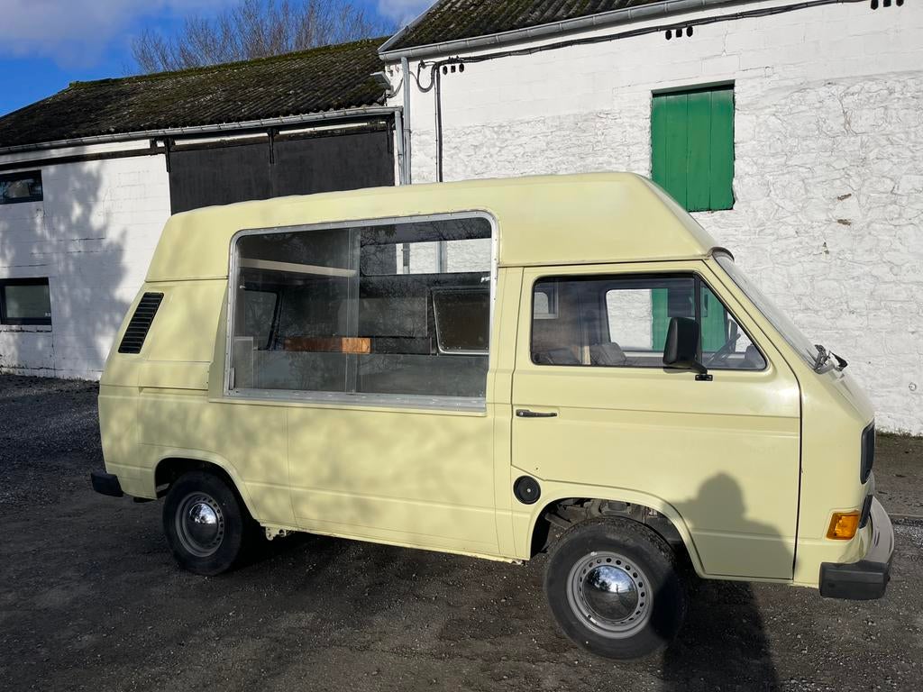 VW T3 marchand de glace/foodtruck, Achat, 4 portes, Jaune, Diesel