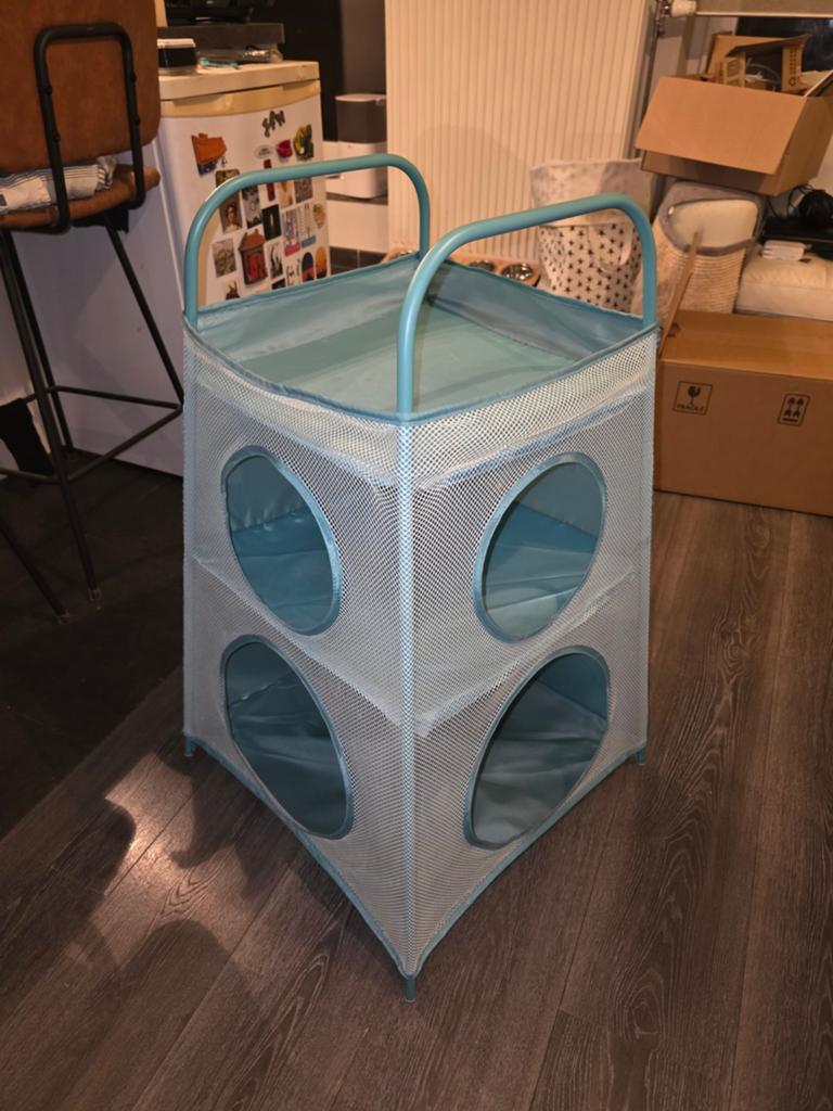 Speelgoedcontainer, Enlèvement